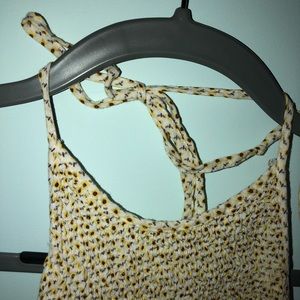 Daisy halter crop top